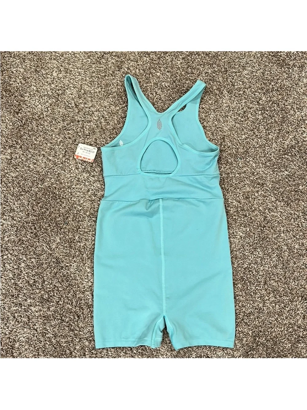 Free People Movement Every Single Time Runsie Tank Shorts Romper